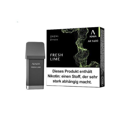 Adalya AR 1600 Prefilled Pod Fresh Lime 2x2ml 12mg