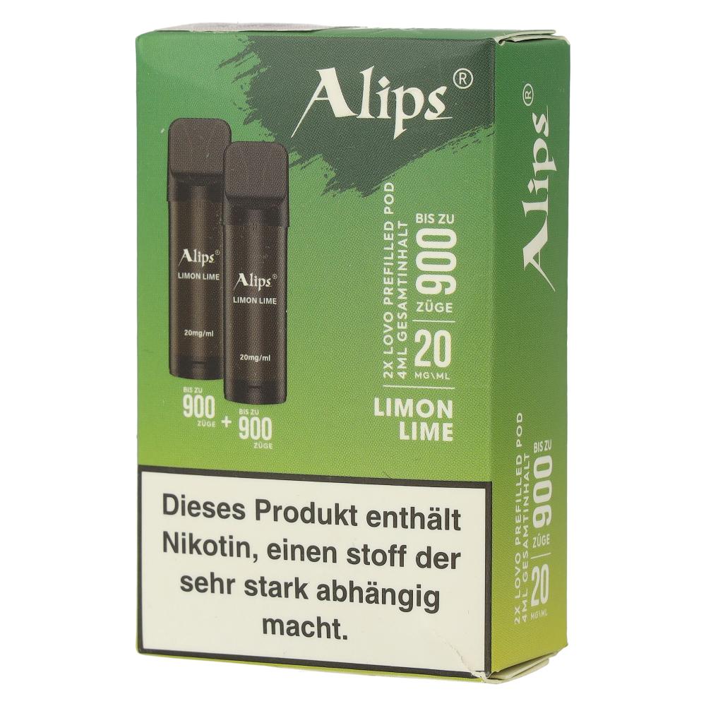 Alips Lovo Limon Lime Prefilled Pods 2x2ml 20mg/ml