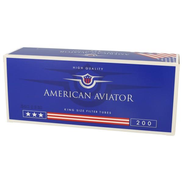 American Aviator Zigarettenhülsen King Size 200 Stück