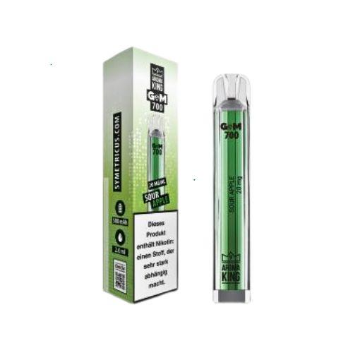 Aroma King Gem 700 Sour Apple Einweg E-Zigarette 20mg