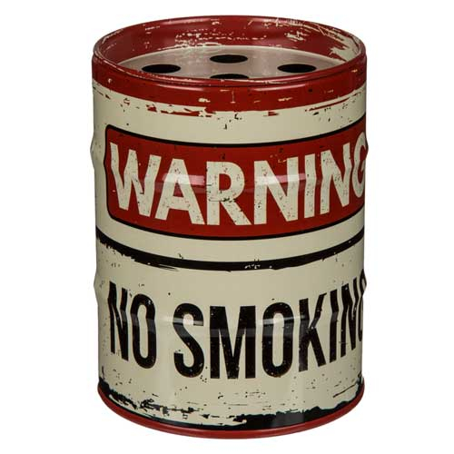Aschenbecher Ölfass Warning Smoking Zone Nr. 3 online kaufen