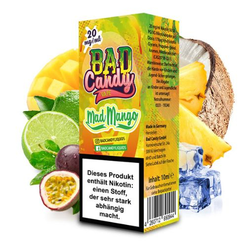 BAD Candy Mad Mango 10mg Nic Salt Liquid