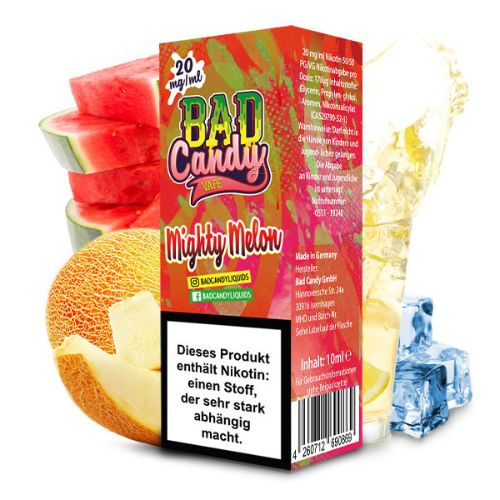 BAD Candy Mighty Melon 10mg Nic Salt Liquid