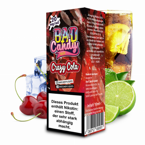 Bad Candy Liquid Crazy Cola 20mg Nic Salt