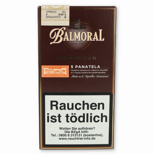 Balmoral Zigarren Dominican Selection Panatela 5 Stck. günstig kaufen