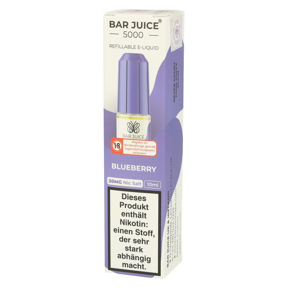 Bar Juice 5000 Nic Salt Liquid Blueberry 20mg