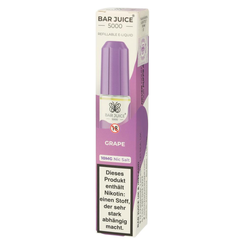 Bar Juice 5000 Nic Salt Liquid Grape 10mg