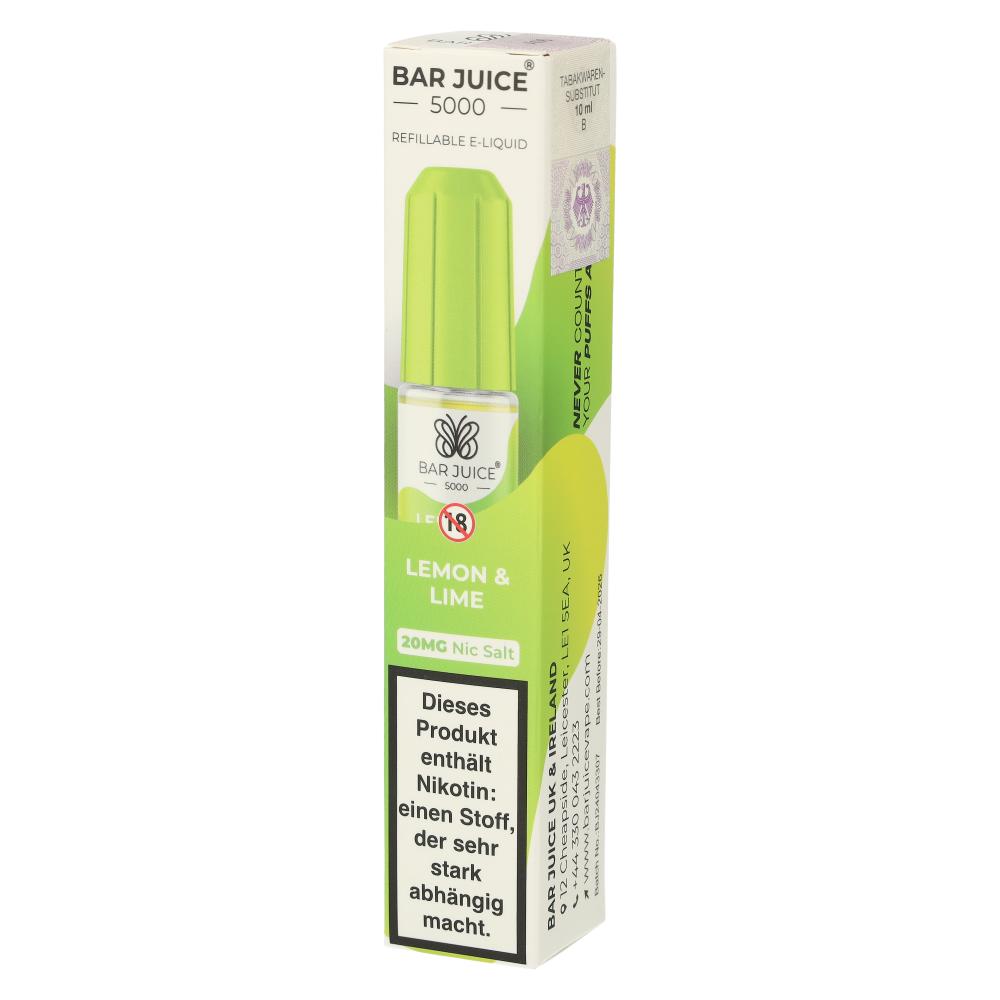 Bar Juice 5000 Nic Salt Liquid Lemon Lime 20mg