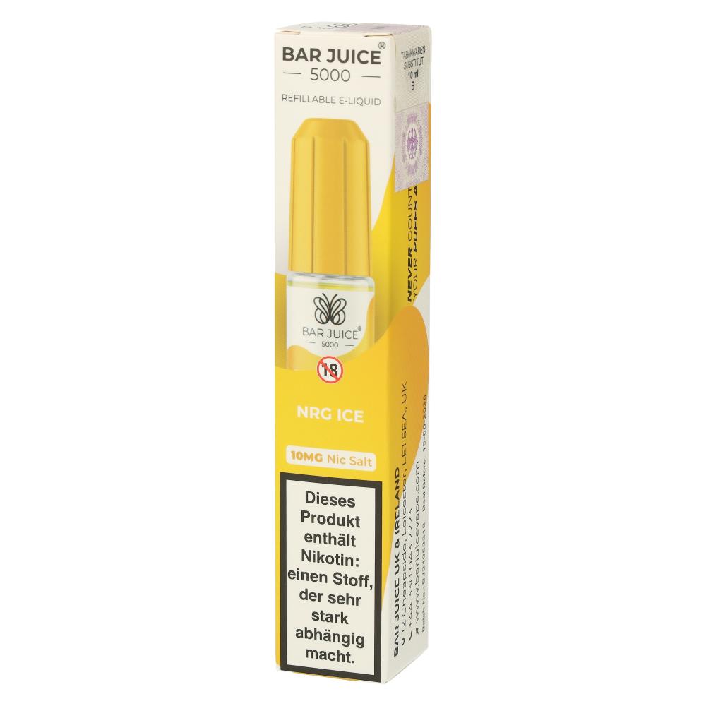 Bar Juice 5000 Nic Salt Liquid NRG Ice 10mg