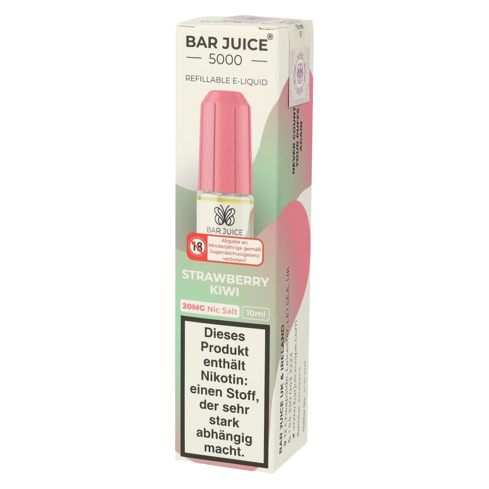 Bar Juice 5000 Nic Salt Liquid Strawberry Kiwi 20mg