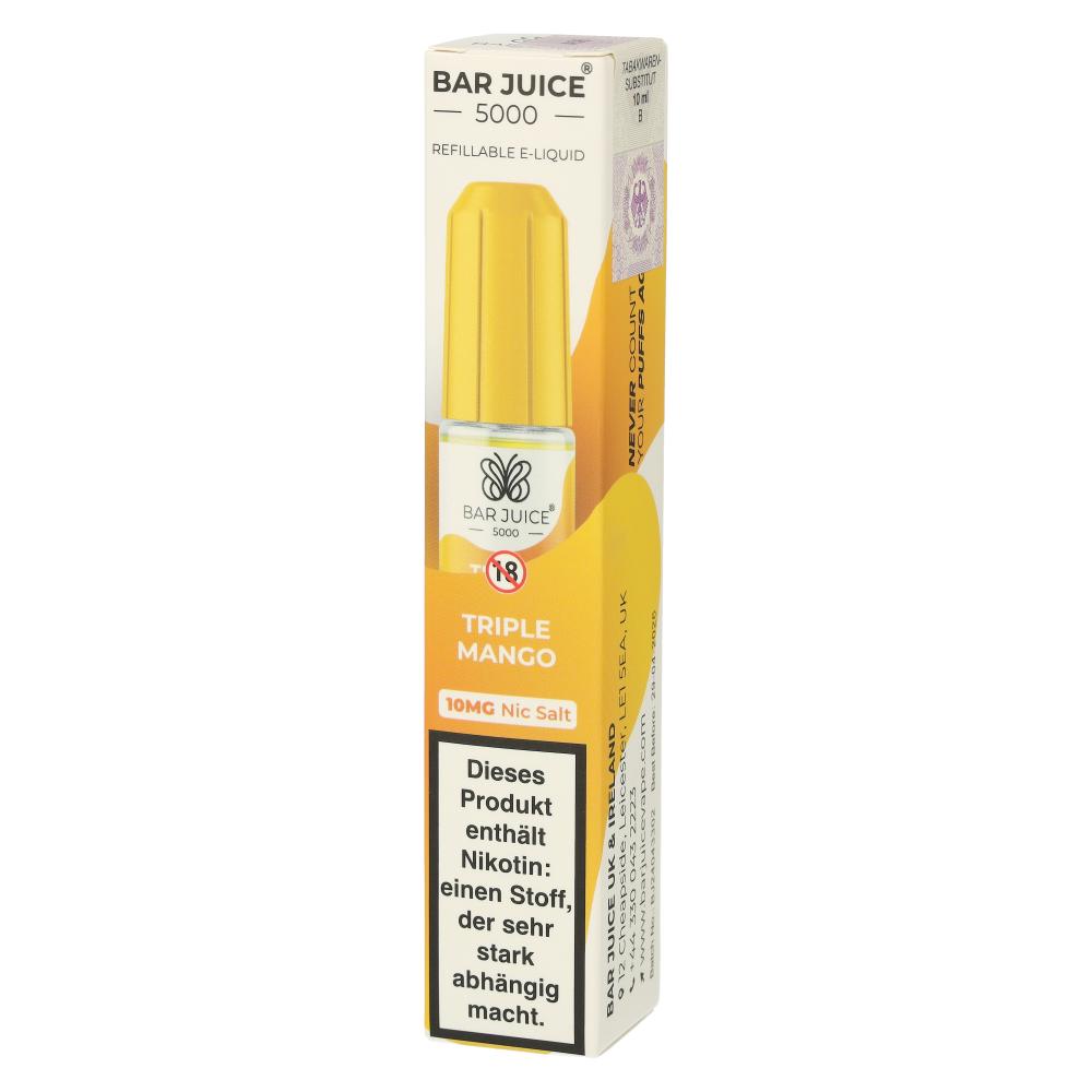 Bar Juice 5000 Nic Salt Liquid Triple Mango 10mg