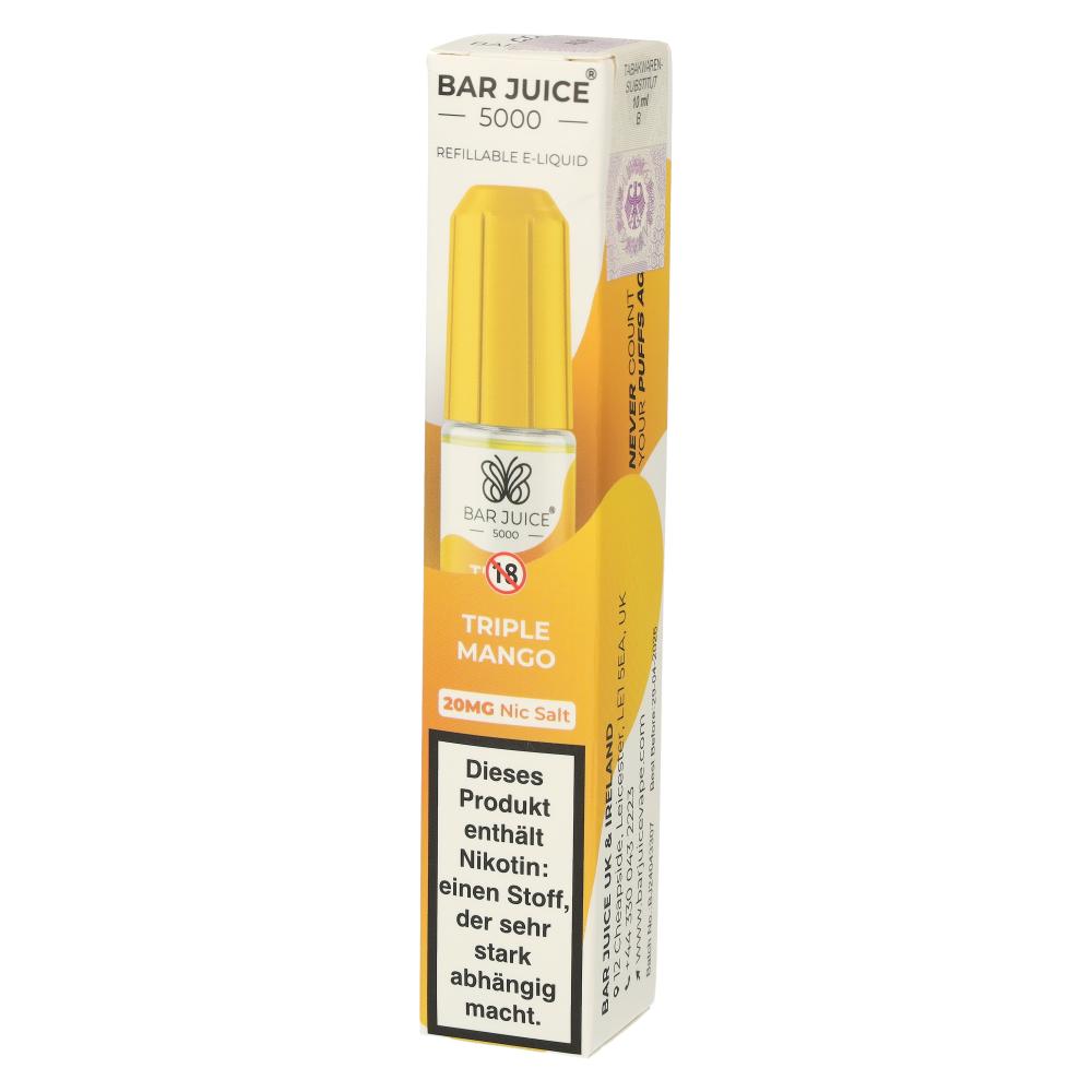 Bar Juice 5000 Nic Salt Liquid Triple Mango 20mg