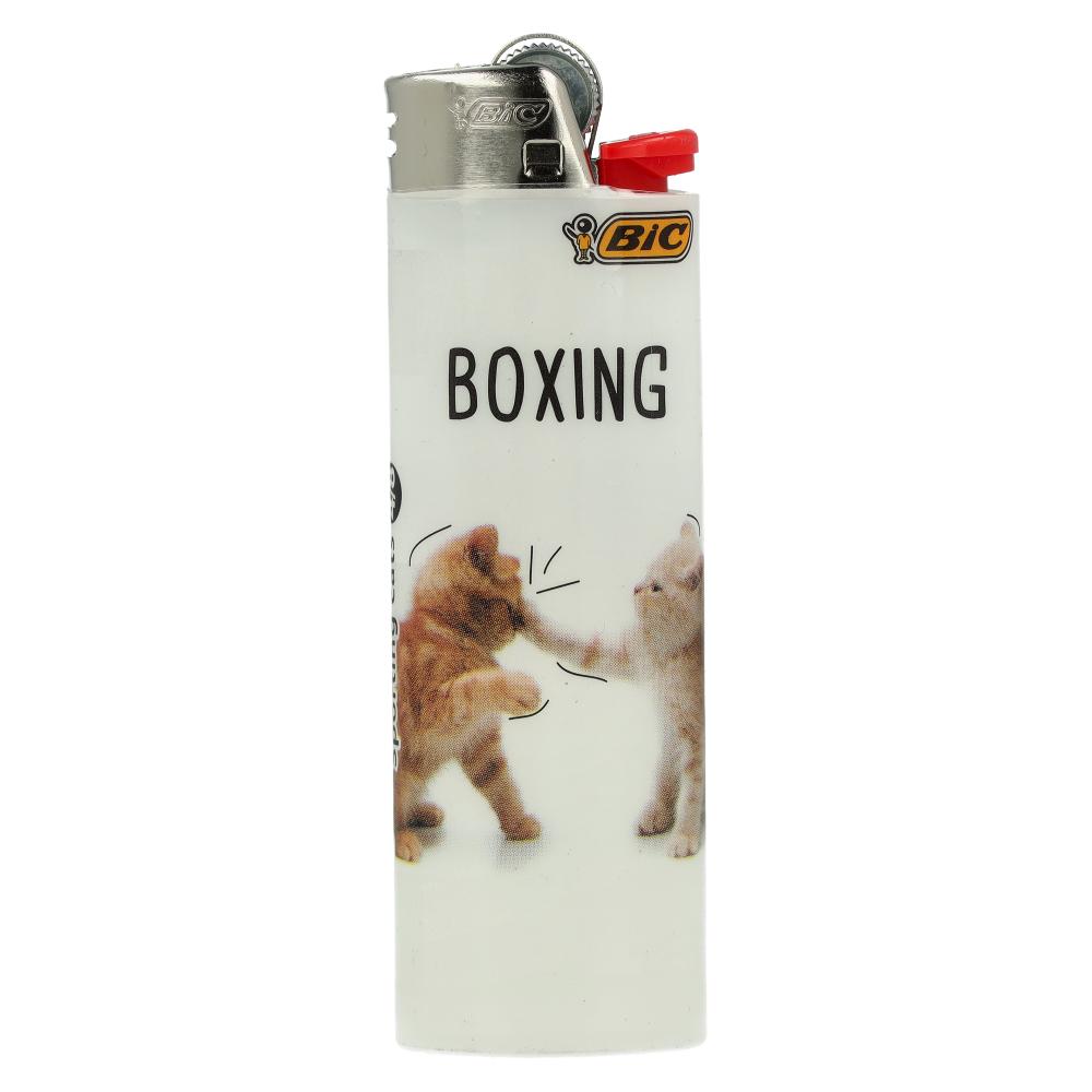 BIC Feuerzeug Sporting Cats Boxing 4v8