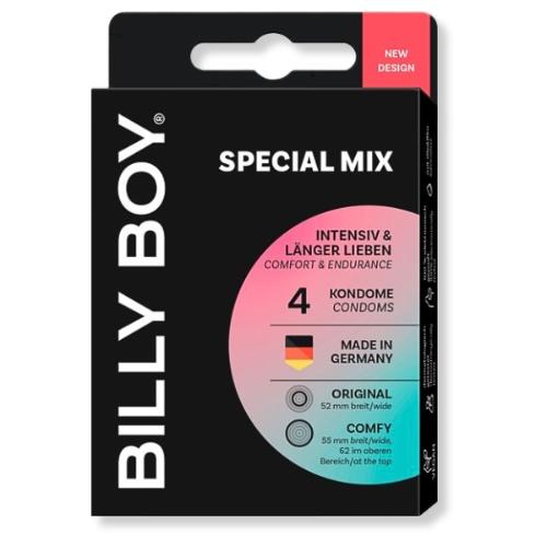 Billy Boy Kondome Special Mix Intensiv und länger Lieben 4 Stk.