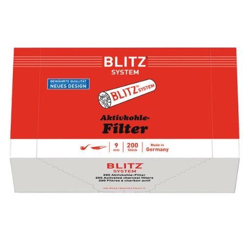 Blitz System Aktivkohlefilter 9mm 200 Stück