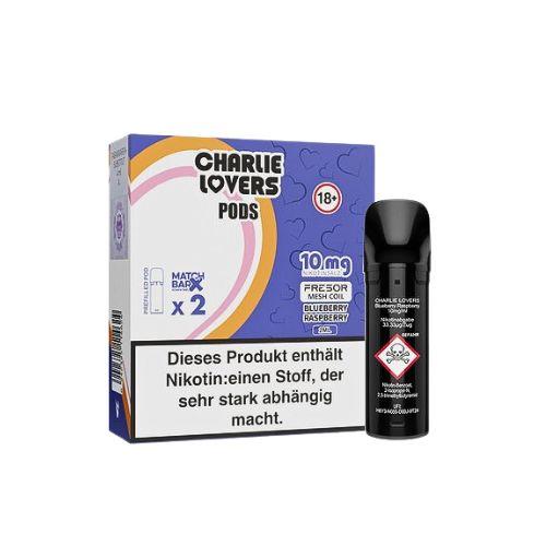 Charlie Lovers Prefilled Pod 2x2ml Blueberry Raspberry 10mg