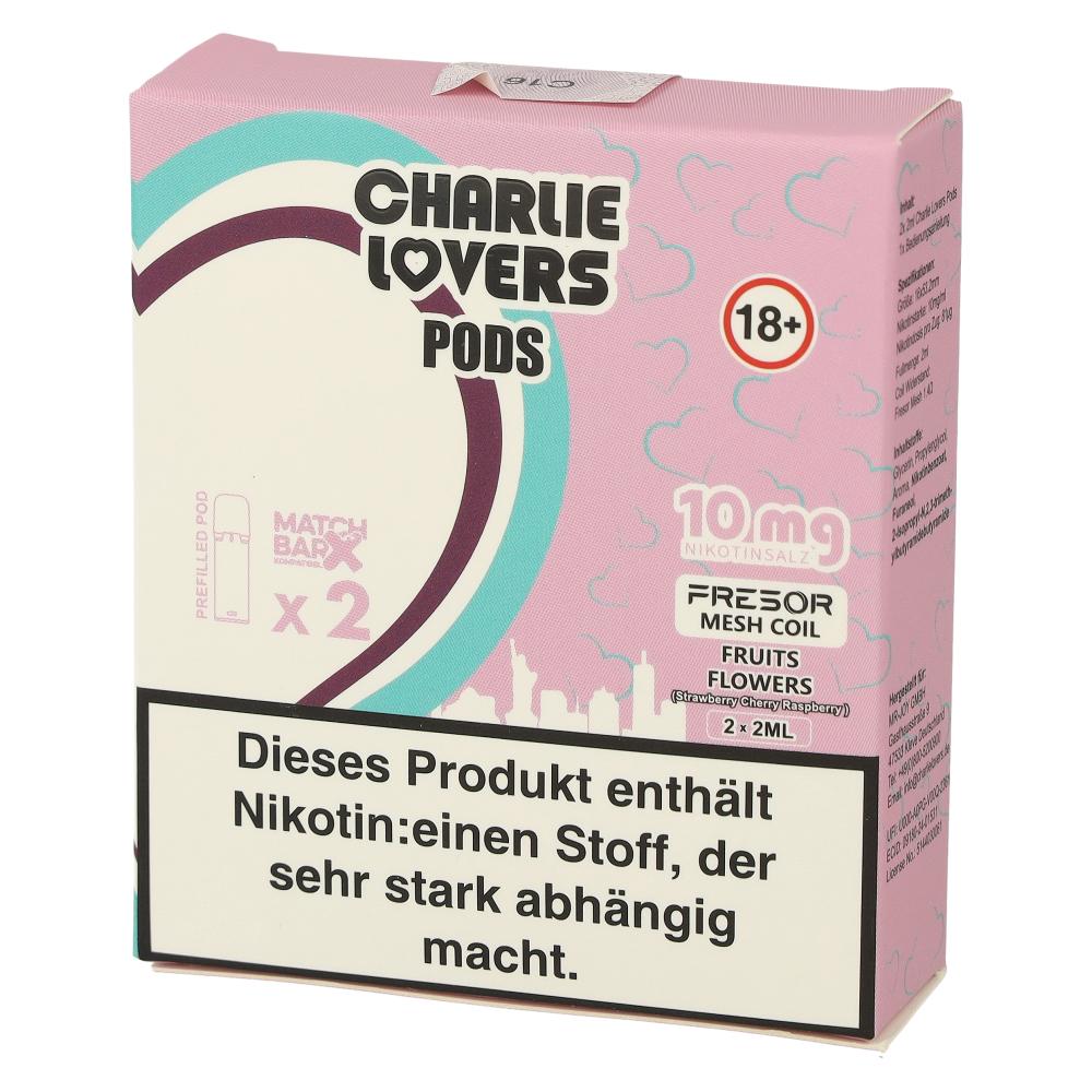 Charlie Lovers Prefilled Pod 2x2ml Fruits Flowers 10mg