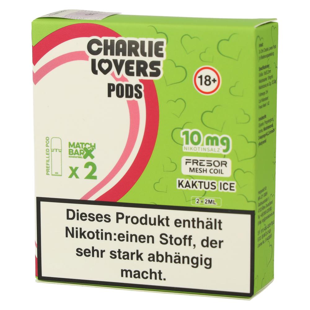 Charlie Lovers Prefilled Pod 2x2ml Kaktus Ice 10mg