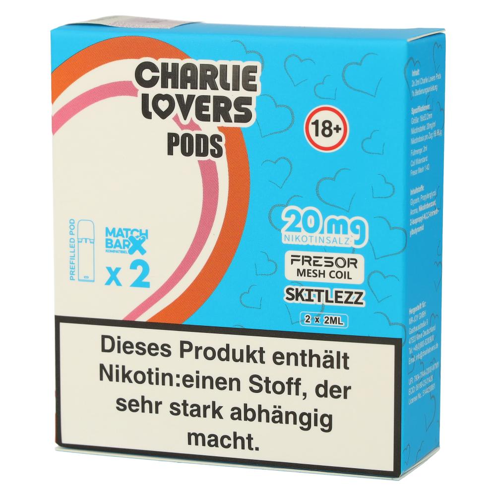 Charlie Lovers Prefilled Pod 2x2ml Skitlezz 20mg