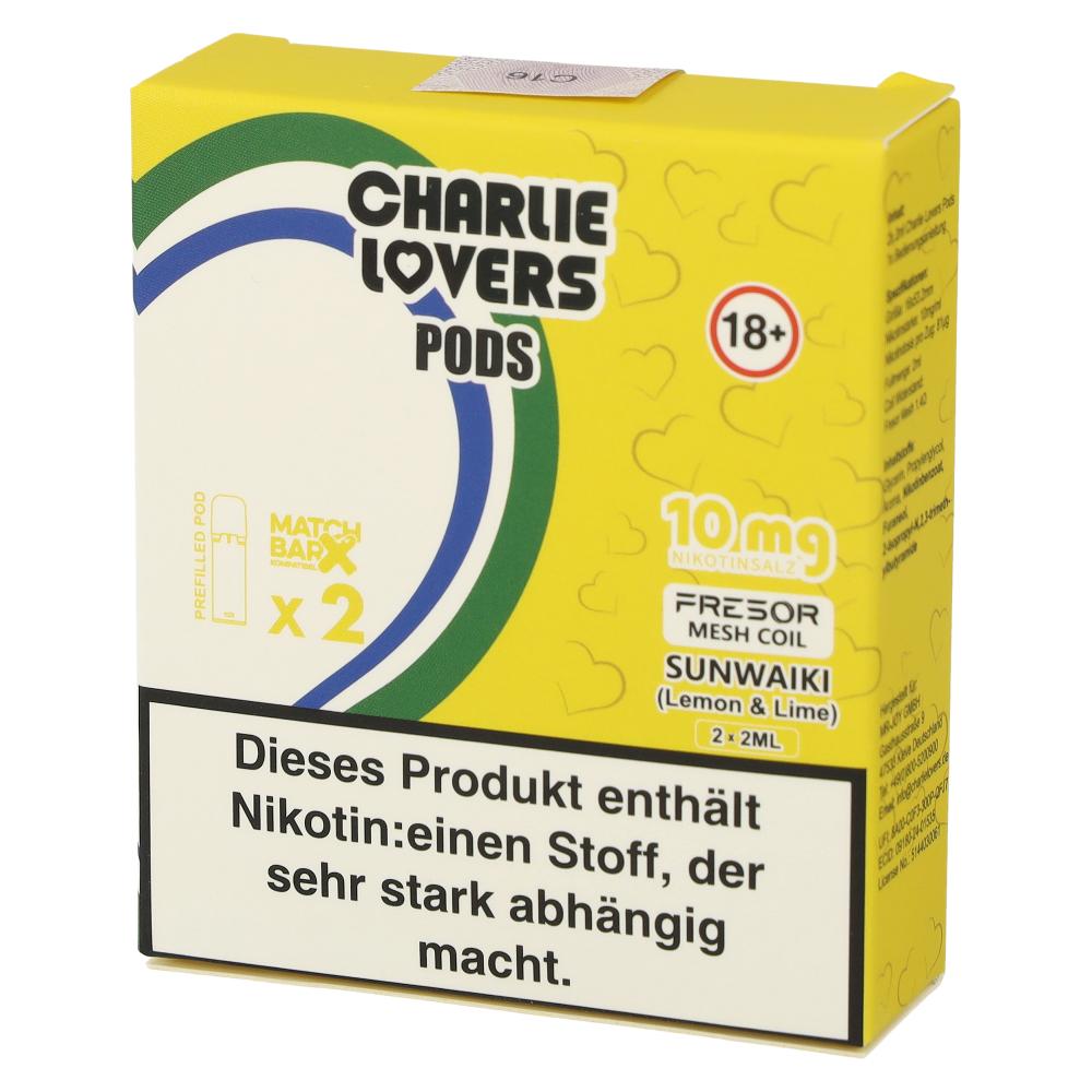 Charlie Lovers Prefilled Pod 2x2ml Sunwaiki 10mg