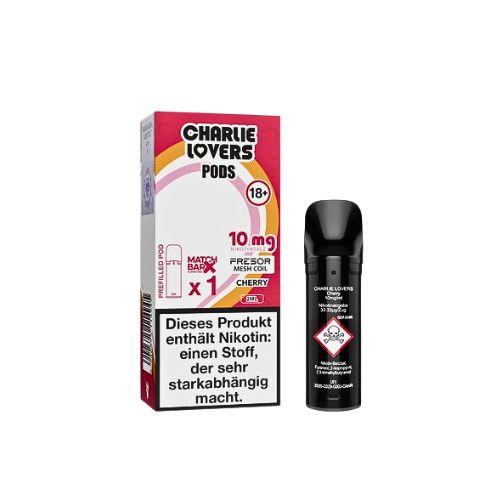 Charlie Lovers Prefilled Pod  Cherry 10mg