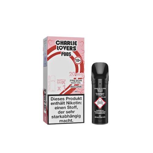 Charlie Lovers Prefilled Pod  Red Love 20mg