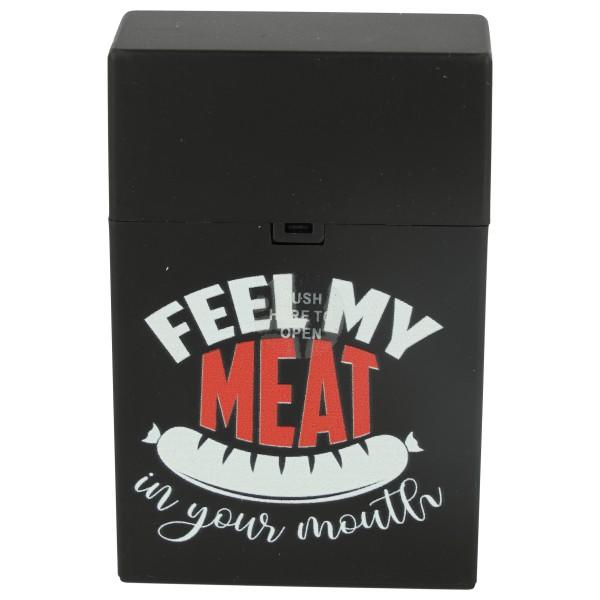 Clic Boxx Zigarettenbox Grillmotive Nr.3 Feel My Meat in your mouth