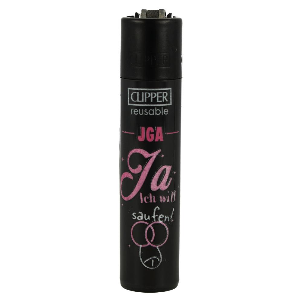 Clipper Feuerzeug Ballermann 1v4 JGA Ja Ich will Saufen !