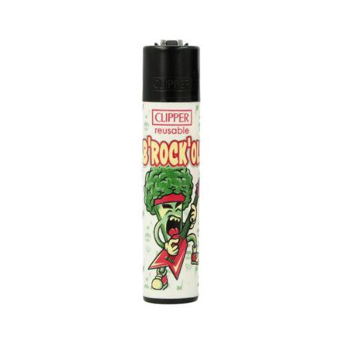 Clipper Feuerzeug Broccoli 1v4 B`ROCK`OLI