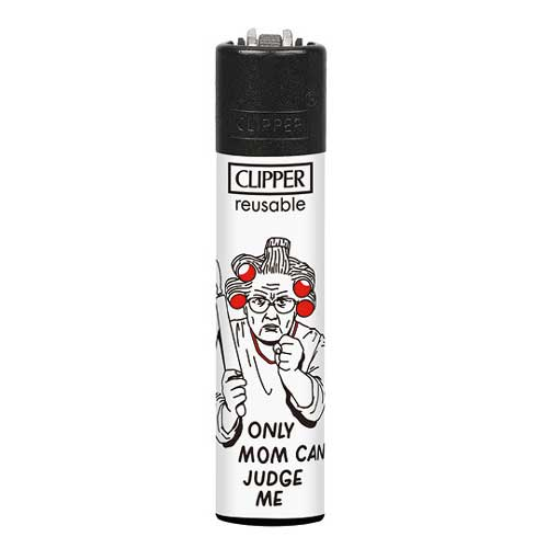 Clipper Feuerzeug Mom 4v4 ONLY MOM CAN JUDGE ME