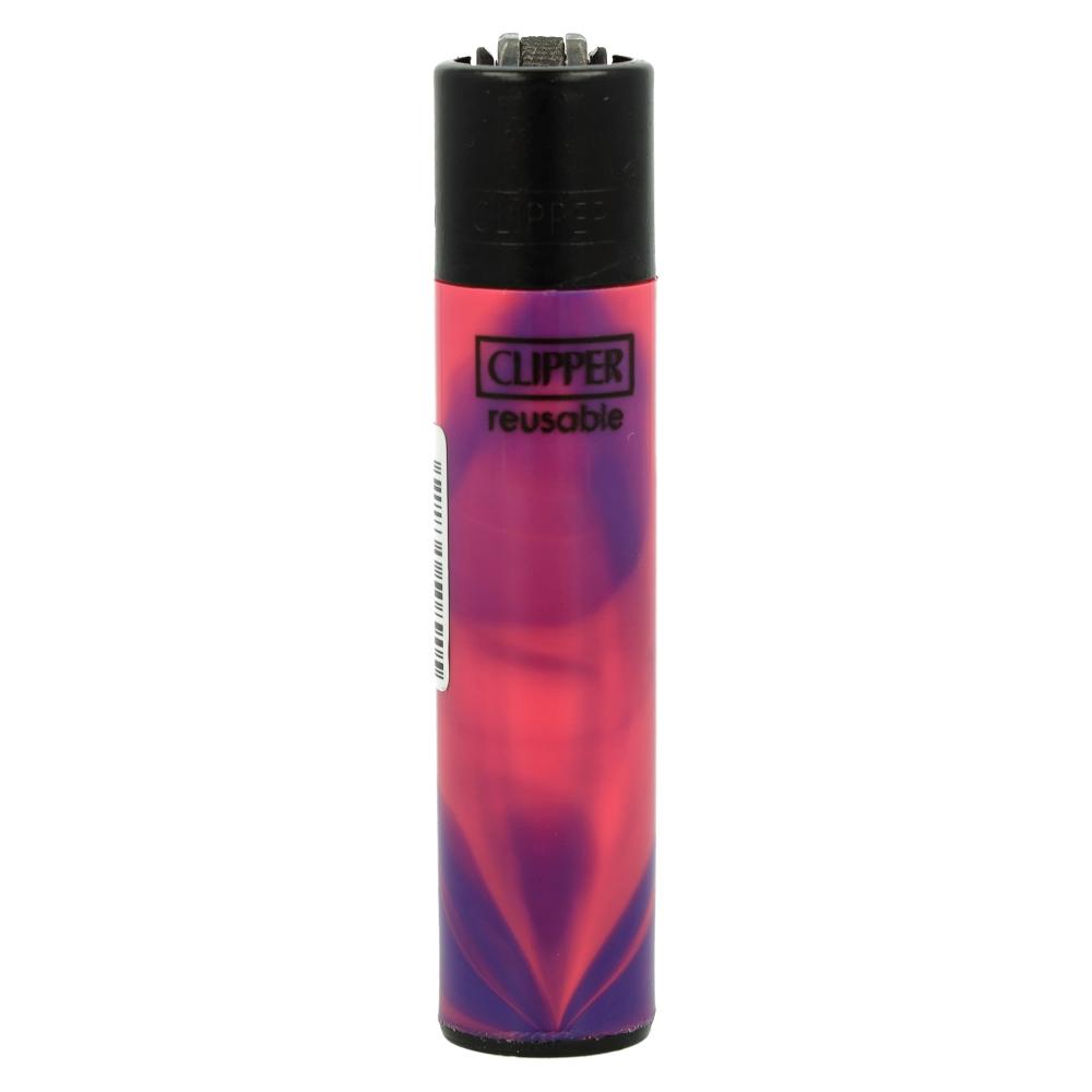 Clipper Feuerzeug Nebula Mix 2 3v4 Pink-Lila