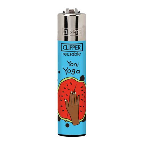 Clipper Feuerzeug Viva la Vulva 3v4 Yoni Yoga