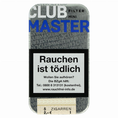 Clubmaster Mini Filter Zigarillos Blue 5Stk.