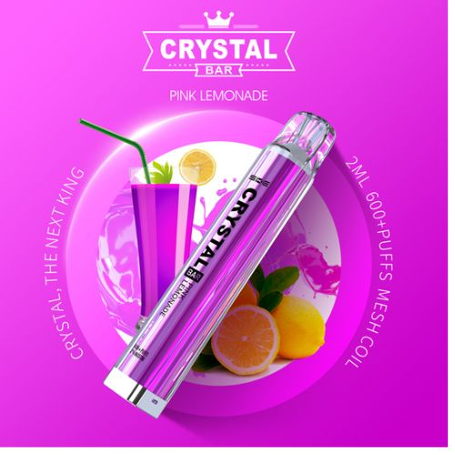 Crystal Bar Pink Lemonade Einweg E-Zigarette 20mg