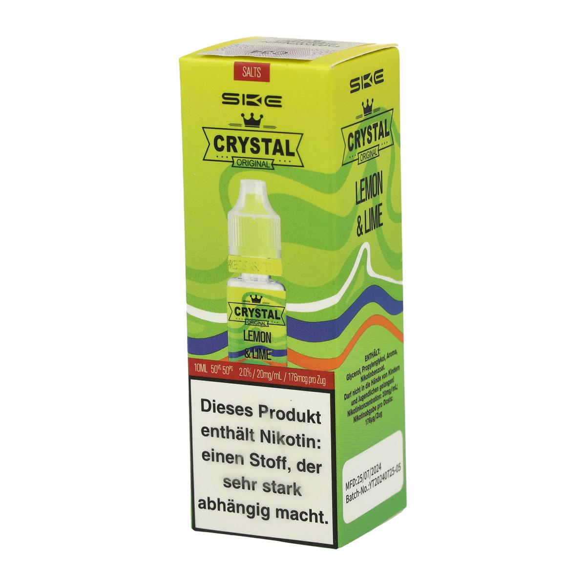 SKE Crystal Lemon & Lime Nikotinsalzliquid 20mg/ml 10ml