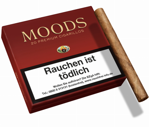 Dannemann Moods Zigarillos ohne Filter 20 Stk.