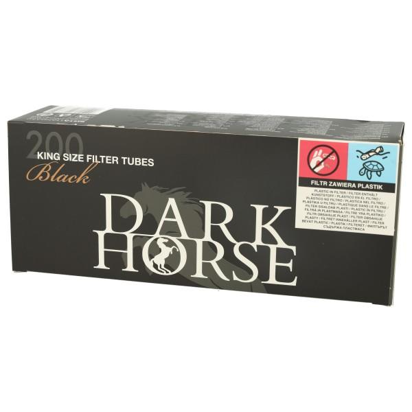 Dark Horse Black Zigarettenhülsen 200 Stück