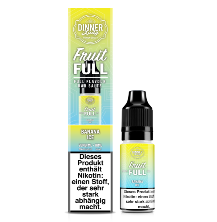 Dinner Lady Liquid Banana Ice Nic Salt 10ml 20mg