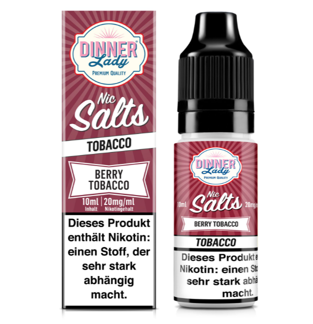 Dinner Lady Liquid Berry Tobacco Nic Salt 10ml 20 mg