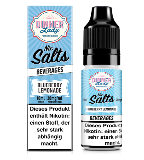 Dinner Lady Liquid Blueberry Lemonade Nic Salt 10ml 20mg