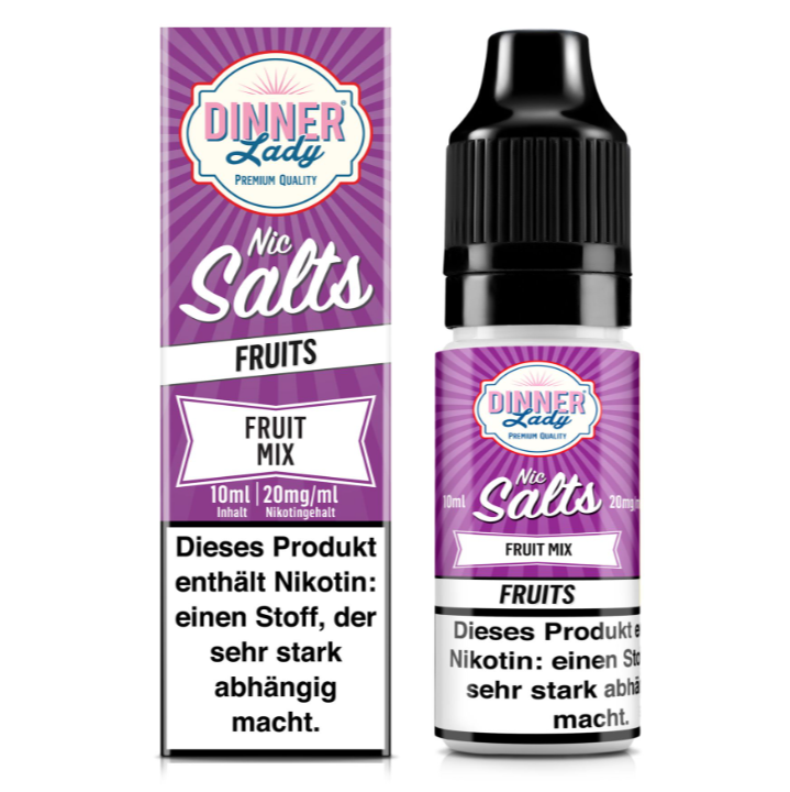 Dinner Lady Liquid Fruit Mix Nic Salt 10ml 20mg