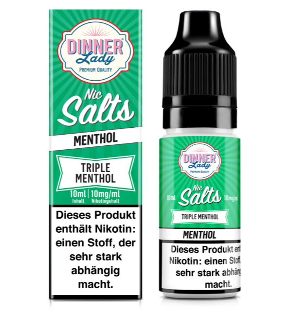 Dinner Lady Liquid Triple Menthol Nic Salt 10ml 20mg