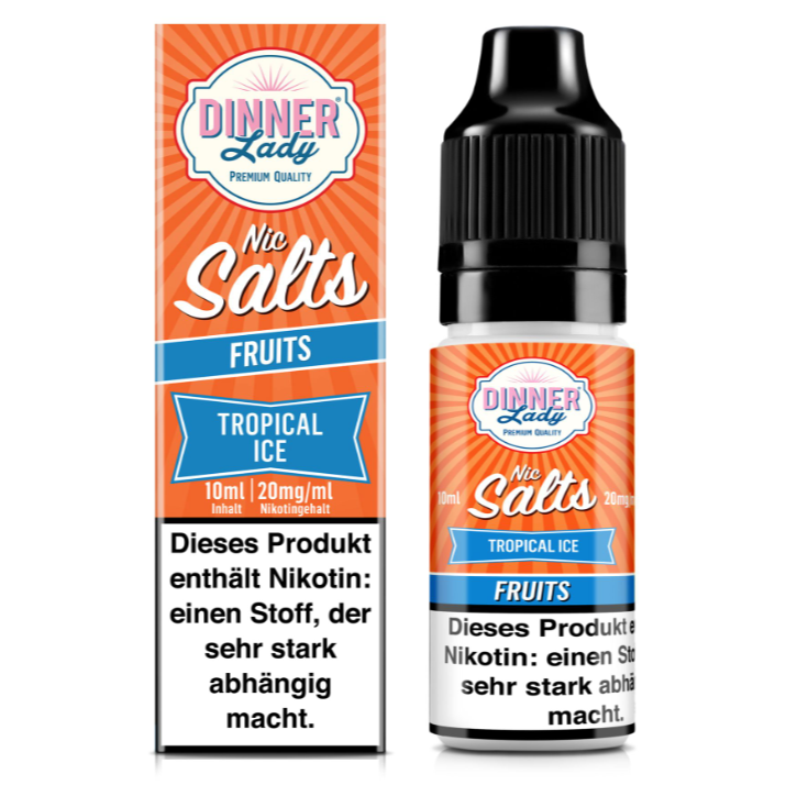 Dinner Lady Liquid Tropic Chill Nic Salt 10ml 20mg