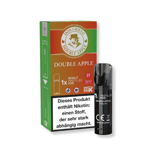 Don Cristo Double Apple Prefilled Pod 20mg