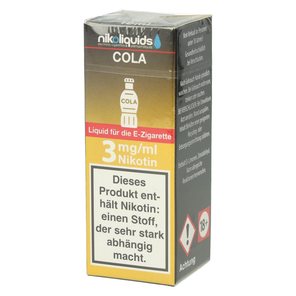 E-Liquid NIKOLIQUIDS Cola 3mg Nikotin