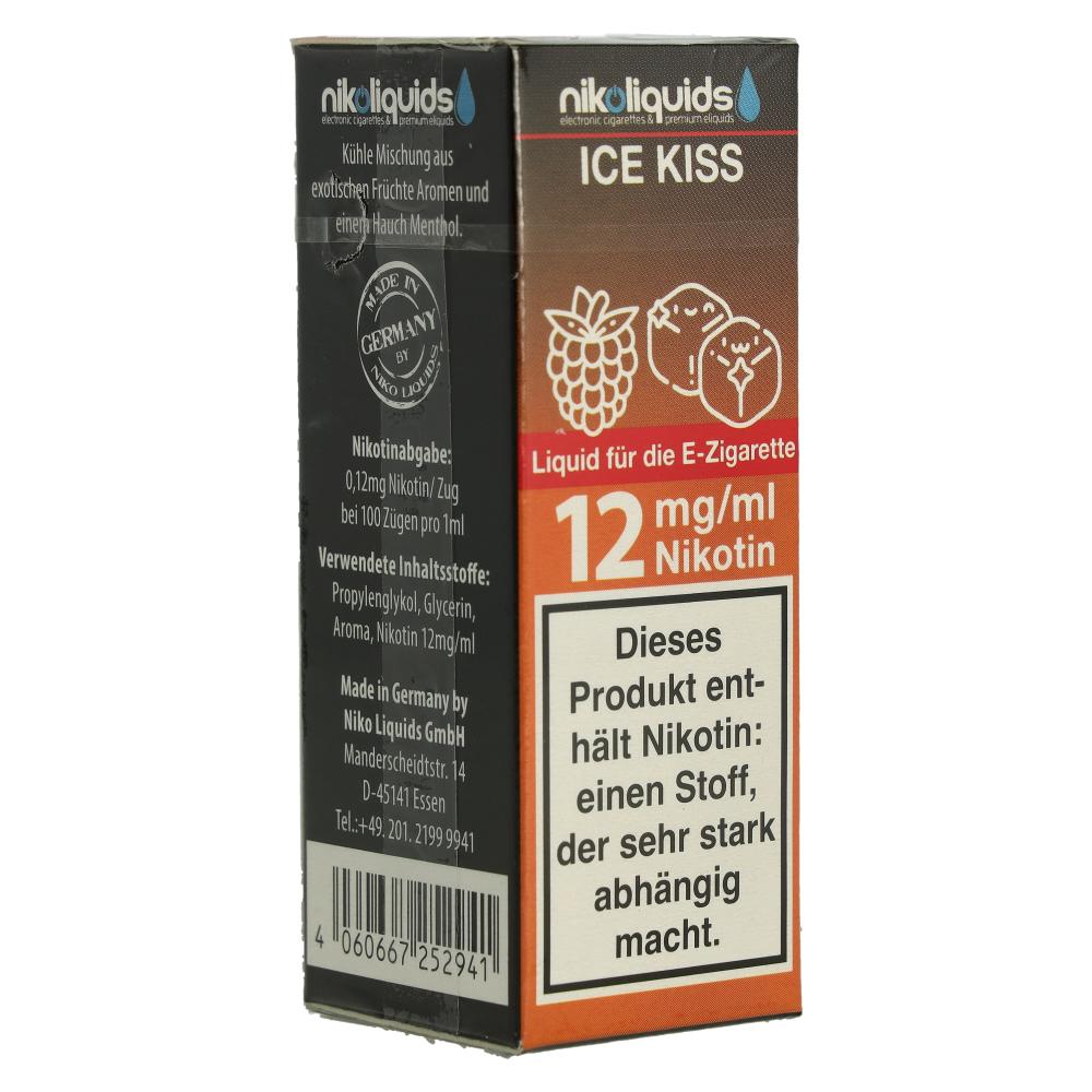 E-Liquid NIKOLIQUIDS Ice Kiss 12 mg Nikotin