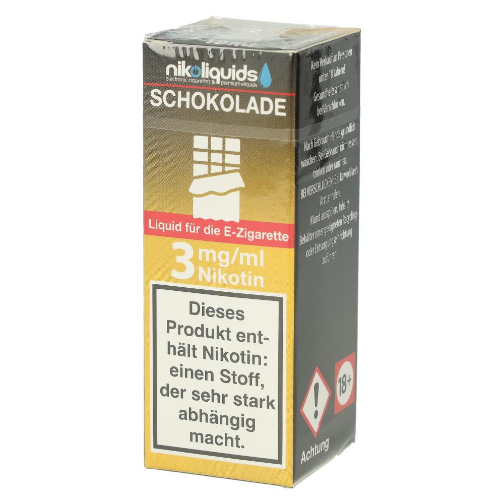 E-Liquid NIKOLIQUIDS Schokolade 3mg Nikotin