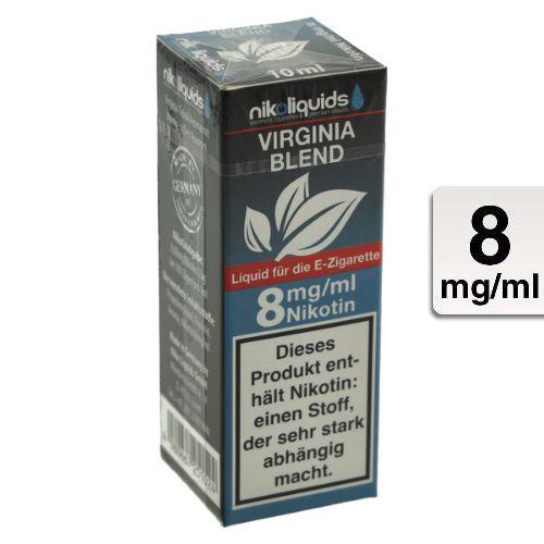 E-Liquid NIKOLIQUIDS Virginia Blend 8 mg Nikotin