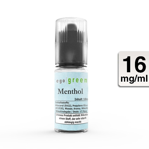 Ego Green E-Liquid Menthol 16ml
