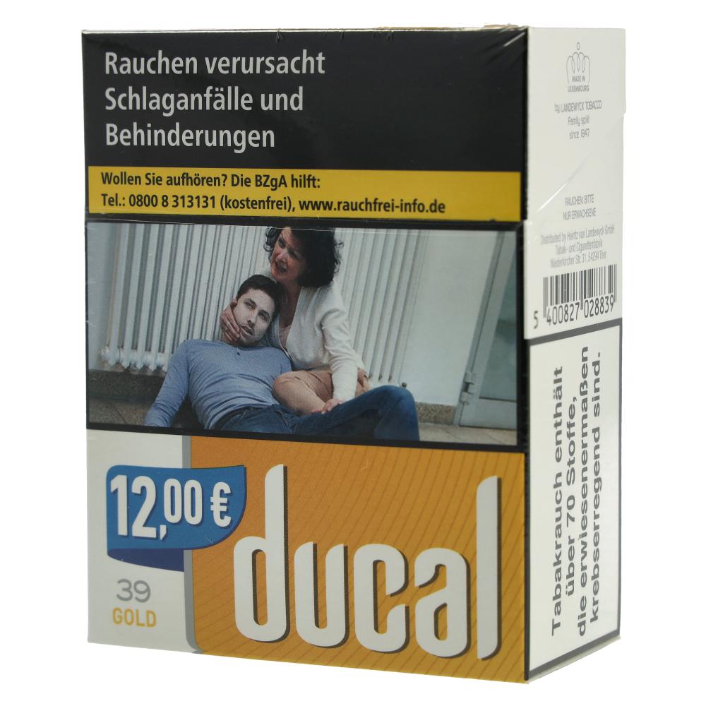 Einzelpackung Ducal Gold Zigaretten XXXL (1x39)